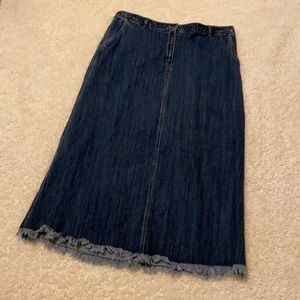 Charter Club denim skirt